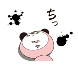 Black ear momoco -Basic version- sticker #4072300