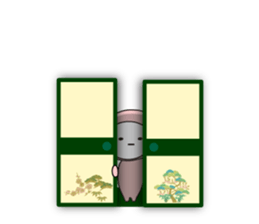 Black ear momoco -Basic version- sticker #4072303