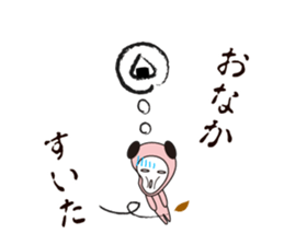 Black ear momoco -Basic version- sticker #4072308