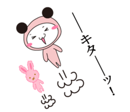 Black ear momoco -Basic version- sticker #4072312