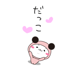 Black ear momoco -Basic version- sticker #4072317