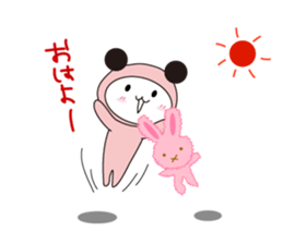 Black ear momoco -Basic version- sticker #4072320