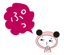 Black ear momoco -Basic version- sticker #4072324