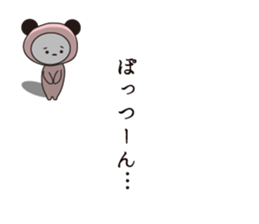 Black ear momoco -Basic version- sticker #4072325