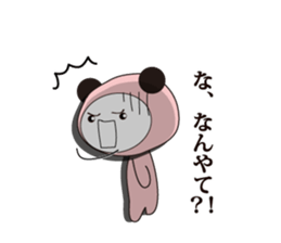 Black ear momoco -Basic version- sticker #4072332