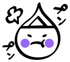 The ghost and humans! sticker #4073061