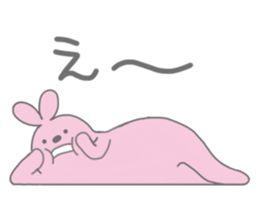 Very lazy rabbit sticker #4073232