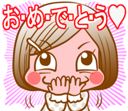 Assortment of Congratulations sticker #4073410