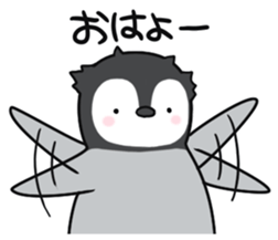 Healthy baby penguin2 sticker #4073508