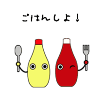 Mayonnaise & Ketchup sticker #4073698