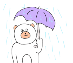 In the case of a white bear. sticker #4073979