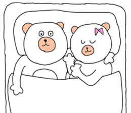 In the case of a white bear. sticker #4073982