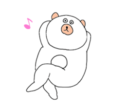 In the case of a white bear. sticker #4073993