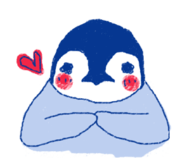 penguin and rabbit sticker #4074541