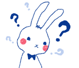 penguin and rabbit sticker #4074548