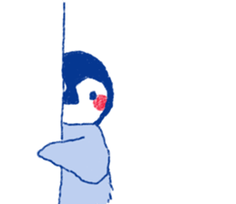 penguin and rabbit sticker #4074556