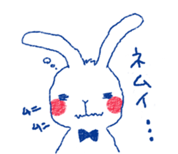 penguin and rabbit sticker #4074572