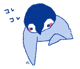 penguin and rabbit sticker #4074574