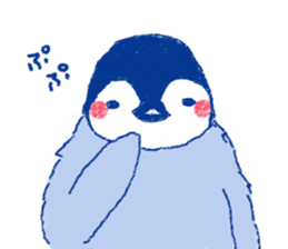 penguin and rabbit sticker #4074575