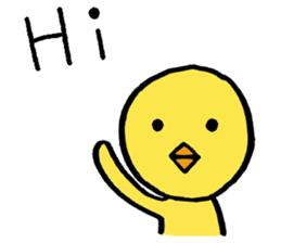 Chick's daily conversation and connect sticker #4074694