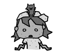 Natsumi and Wolf sticker #4074712