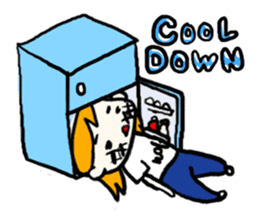 Natsumi and Wolf sticker #4074714