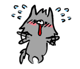 Natsumi and Wolf sticker #4074720