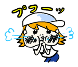 Natsumi and Wolf sticker #4074734