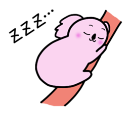 "kawaii" pink koaras sticker #4075020