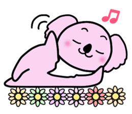 "kawaii" pink koaras sticker #4075026