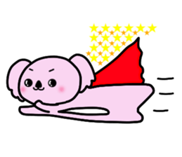 "kawaii" pink koaras sticker #4075027