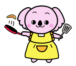 "kawaii" pink koaras sticker #4075031