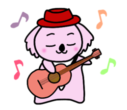 "kawaii" pink koaras sticker #4075034