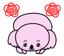 "kawaii" pink koaras sticker #4075043