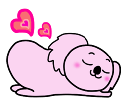 "kawaii" pink koaras sticker #4075046