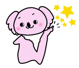 "kawaii" pink koaras sticker #4075048