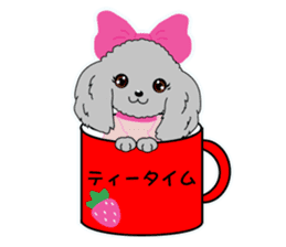 Poodle daily sticker #4075426