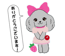 Poodle daily sticker #4075429