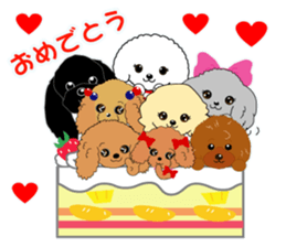 Poodle daily sticker #4075447