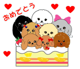 Poodle daily sticker #4075447