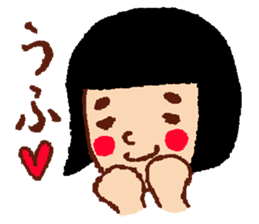 Funny face, Okame chan sticker #4075518