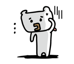 The Polar Bear "kumakun" sticker #4075588