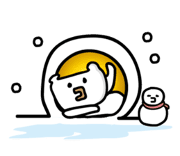 The Polar Bear "kumakun" sticker #4075608