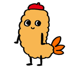 Tempura (Ebiten) Sticker sticker #4075736