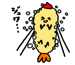 Tempura (Ebiten) Sticker sticker #4075743