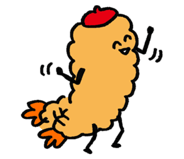 Tempura (Ebiten) Sticker sticker #4075746