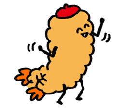 Tempura (Ebiten) Sticker sticker #4075746
