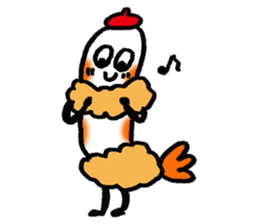 Tempura (Ebiten) Sticker sticker #4075747