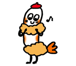 Tempura (Ebiten) Sticker sticker #4075747