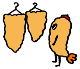 Tempura (Ebiten) Sticker sticker #4075754